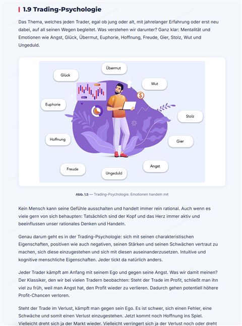 eBook-Seite: Trading-Psychologie