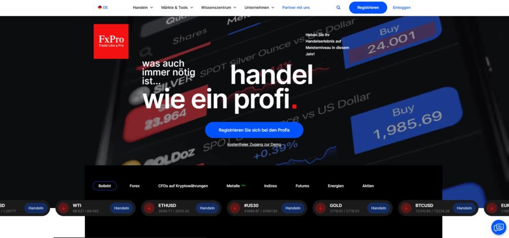 FxPro - Trade like a Pro