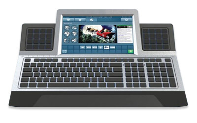 Trading Tastatur mit Bildschirm
